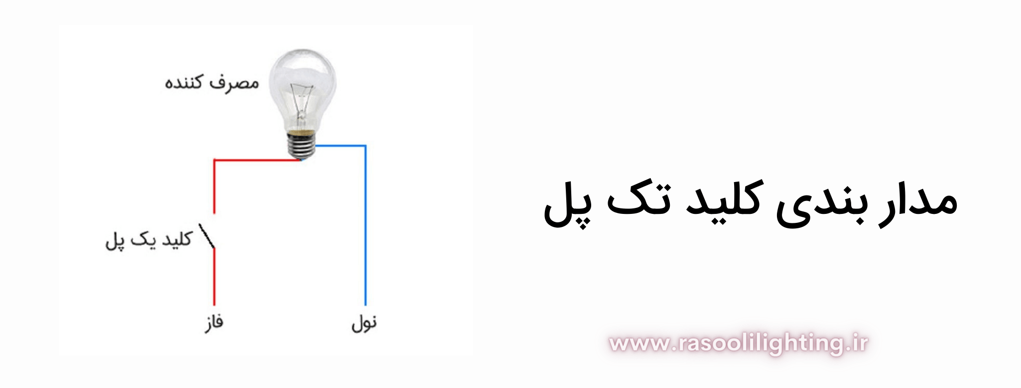 مدار بندی کلید تک پل